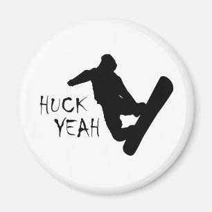 Imán Huck Yeah (Snowboarding)