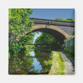 Imán Huddersfield Broad Canal and Whitacre Mill Viaduct