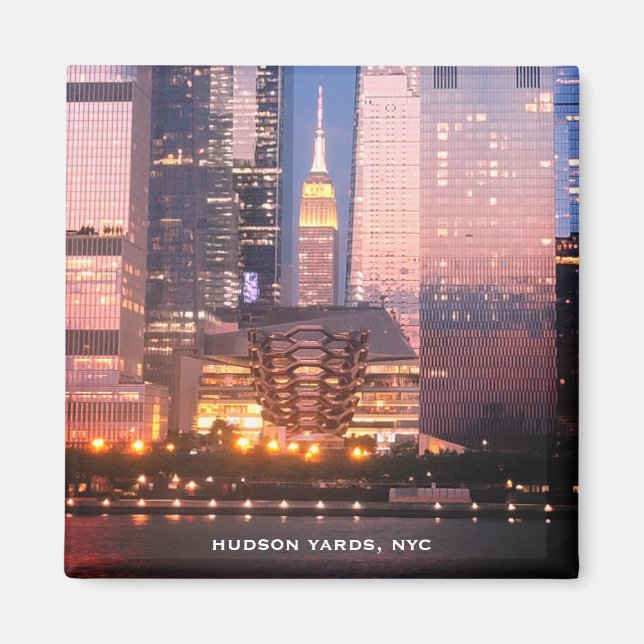 Imán Hudson Yards (Buque) Empire State Building, NYC (Frente)