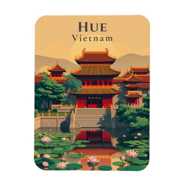 Imán Hue Vietnam Ciudad Imperial (Vertical)