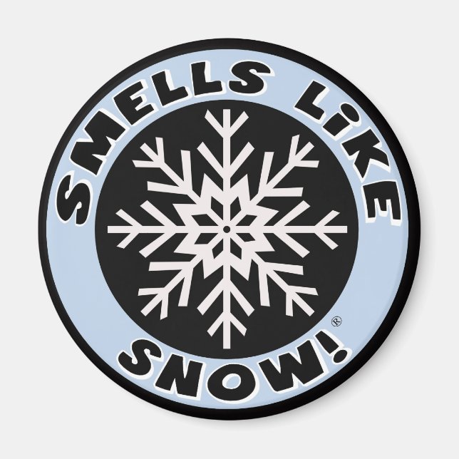 Imán ¡Huele A Nieve! (Frente)