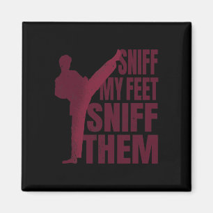 Imán Huele Mis Pies Divertido Karate Taekwondo Kung Fu