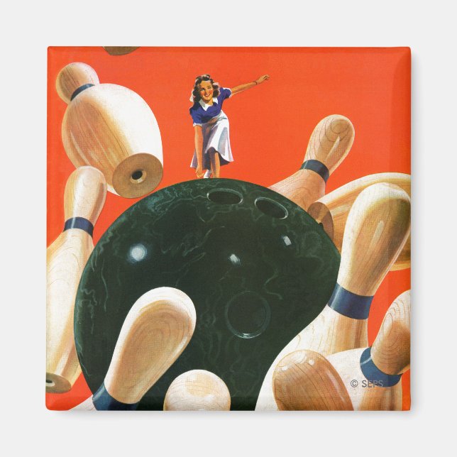 Imán Huelga de bolos (Frente)