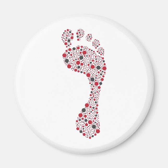 Imán Huella de carbono (Frente)