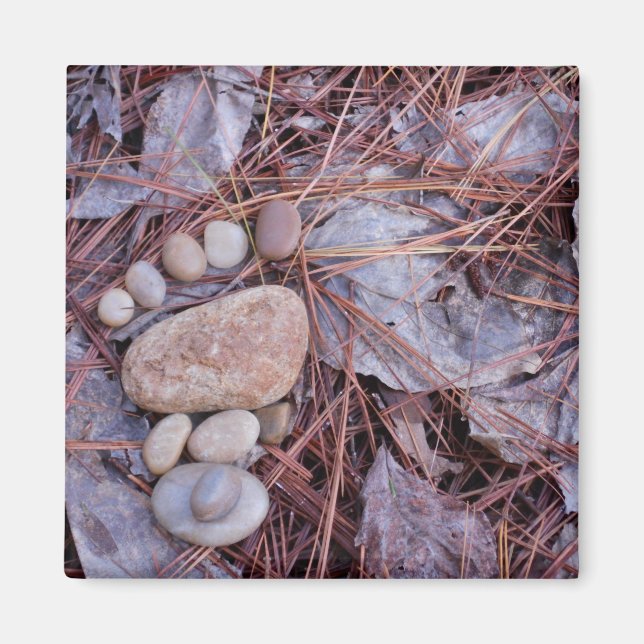 Imán Huella de roca (Frente)