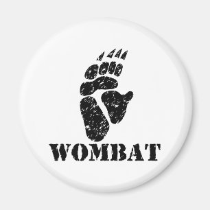 Imán Huella de Wombat
