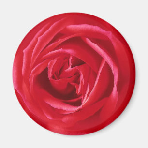 Imán Huella rosa roja