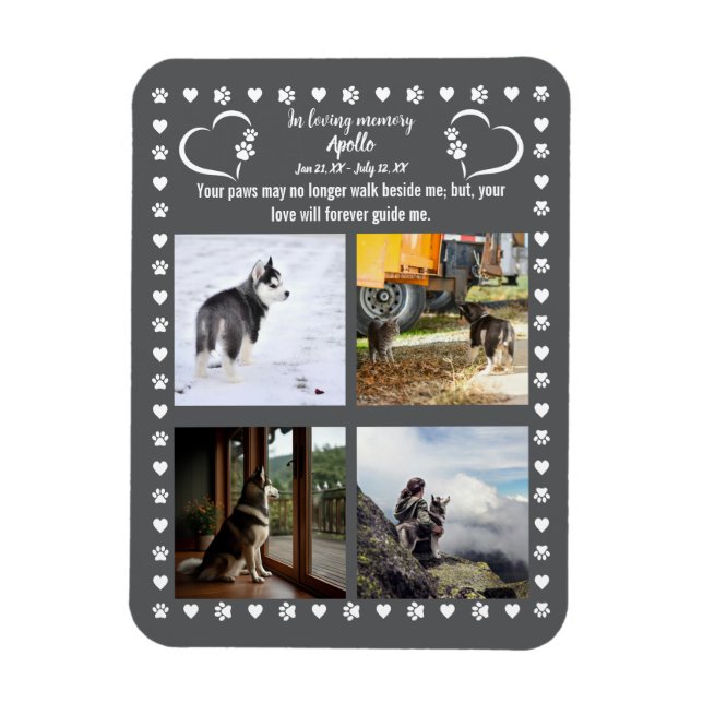 Imán Huellas de amor (Vertical)