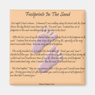 Imán Huellas En La Arena