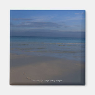 Imán Huellas en la playa