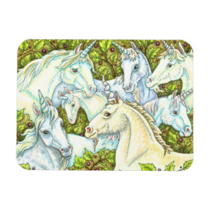 Imán HUERTO MEDIEVAL UNICORN, CABALLOS, Fantasía DE EST