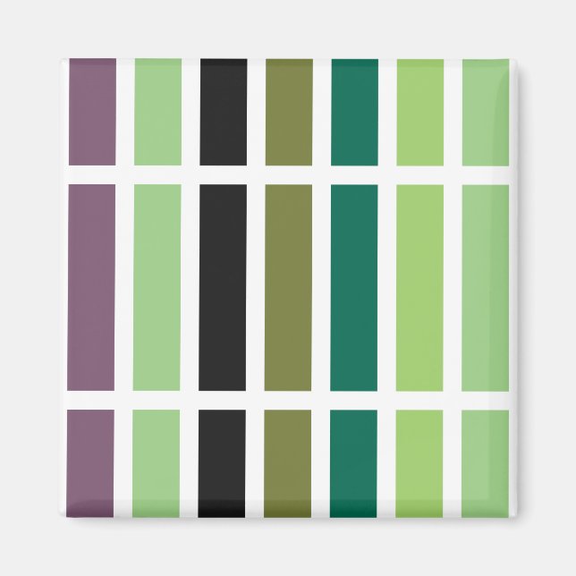 Imán Hues negros morados verdes (Frente)