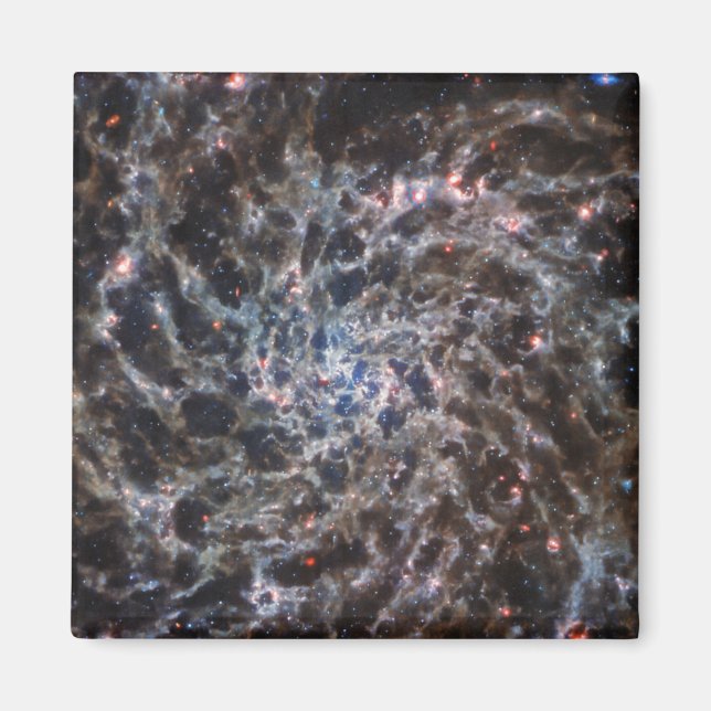 Imán Huesos de Galaxy IC5332 de JWST (Frente)