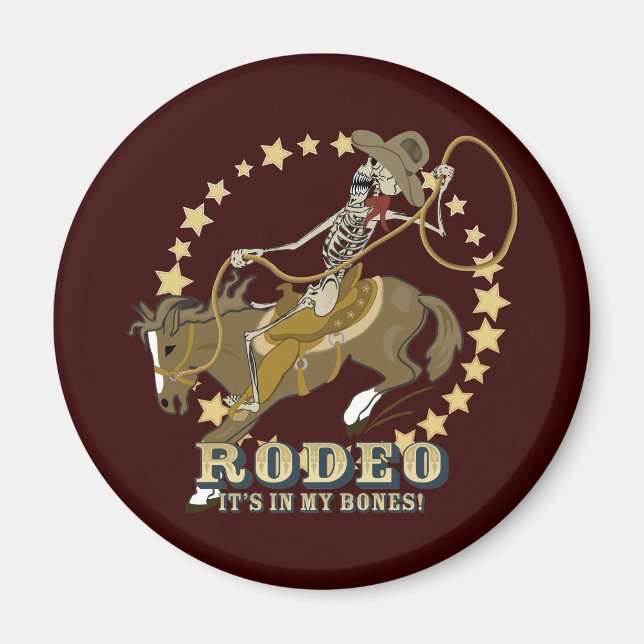 Imán Huesos rodeo (Frente)