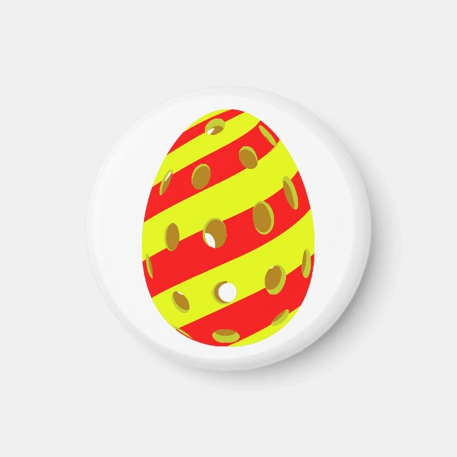 Imán Huevo de Pascua de Baloncesto (Frente)