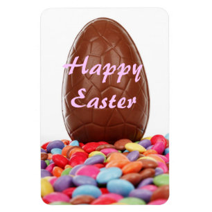 Imán Huevo de Pascua de Chocolate