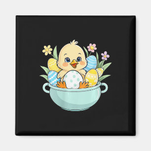 Imán Huevo de pollo Caza de Pascua Bunny Ears Farm Anim