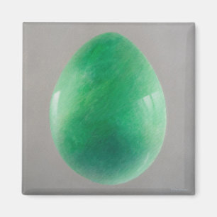 Imán Huevo grande del jade