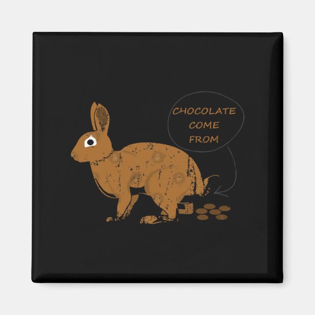 Imán Huevos De Chocolate De Pascua (Frente)