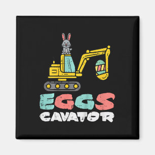 Imán Huevos De Niños Cavador Conejo De Pascua Excavador