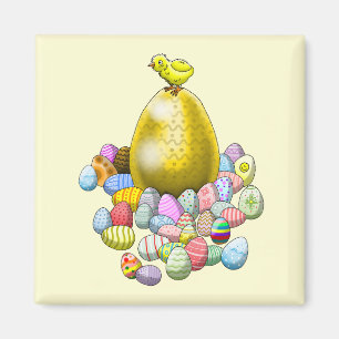 Imán Huevos de Pascua de Pollo