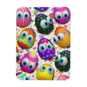 Imán Huevos de Pascua lindos y divertidos dibujos anima