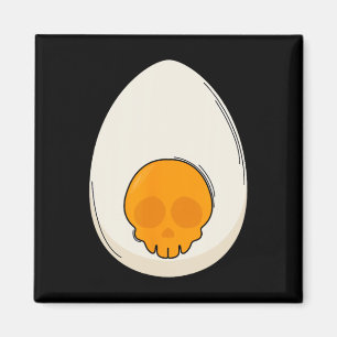 Imán Huevos esculpidos Ropa Diablo Cuernos Halloween Hu