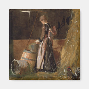Imán Huevos frescos Vintage Winslow Homer