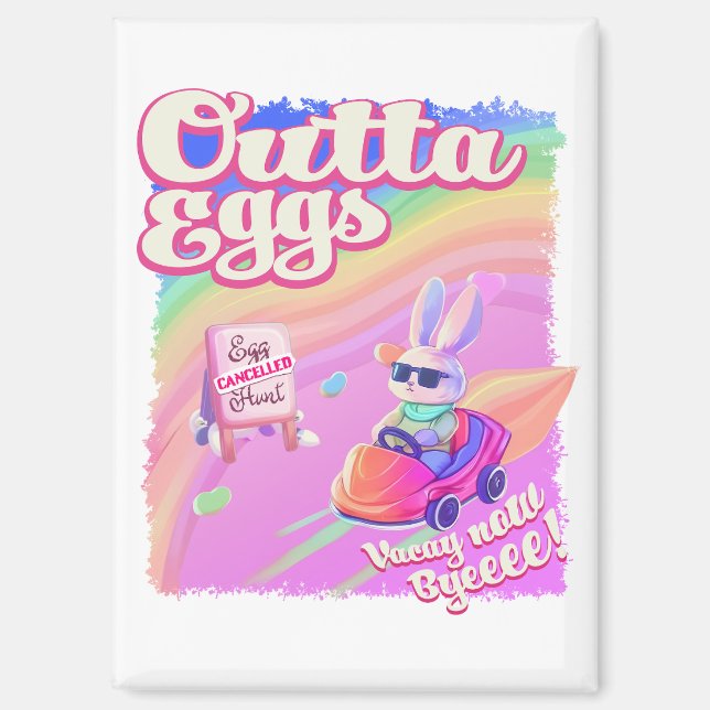 Imán Huevos fuera (Anverso)