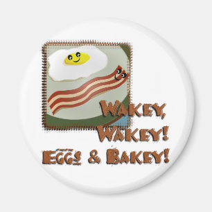 Imán Huevos y Bakey de Wakey