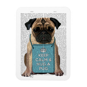 Imán Hug a Pug