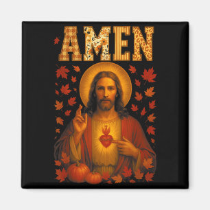 Imán Hugvyn Amen Otoño Jesús Versículos de la Biblia Cr