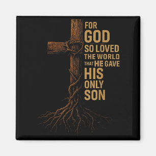 Imán Hugvyn Jesús Dios Amó Tanto Al Mundo Cruz Juan 3_1
