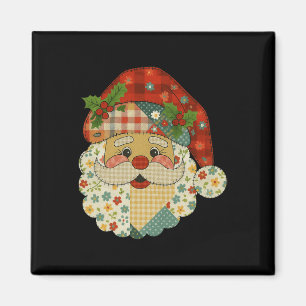 Imán Hugvyn Navidades Santa Claus Patchwork Mateo Fa