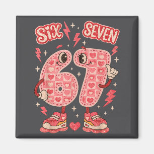 Imán Hugvyn Seis Siete Amor De San Valentín 67 Preppy C