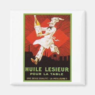 Imán Huile Lesieur Vintage Ad