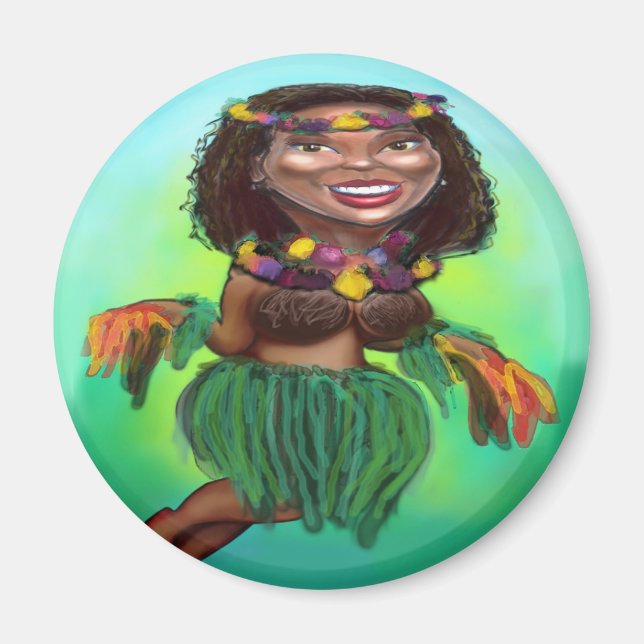 Imán Hula Dancer (Frente)