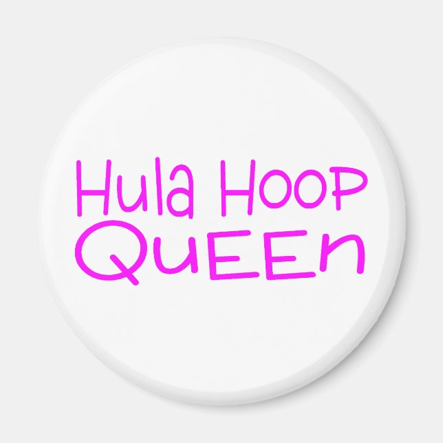 Imán Hula Hoop Queen (Frente)