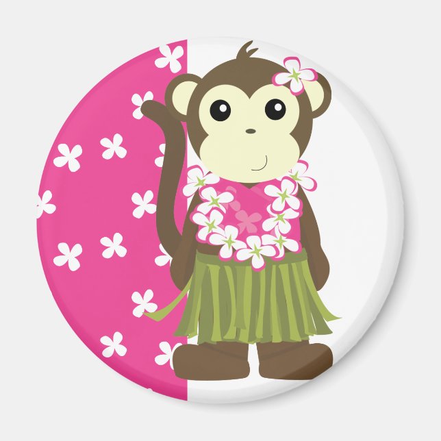 Imán Hula Monkey (Frente)