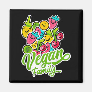 Imán Humilde vegetariano Guay Veggie Fruits Veganism Mu