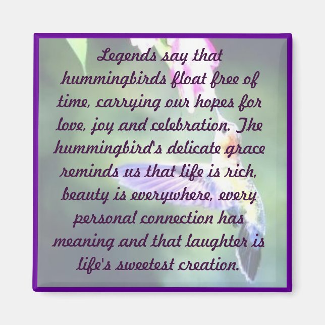 Imán Hummingbird (Frente)