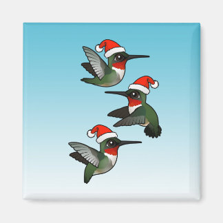 Imán Hummingbird navidades con trompeta