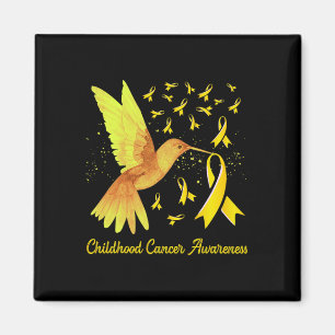 Imán Hummingbird Oro Amarillo Concienciación sobre el C