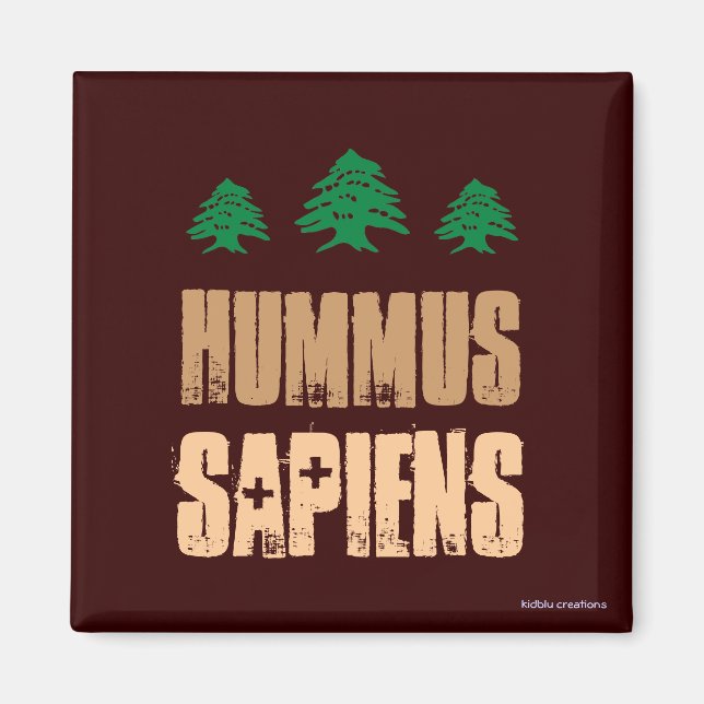 imán - Hummus Sapiens (Frente)