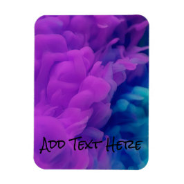 Imán Humo digital púrpura y azul