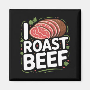 Imán Humor de carnicero y chef amante de la carne de te