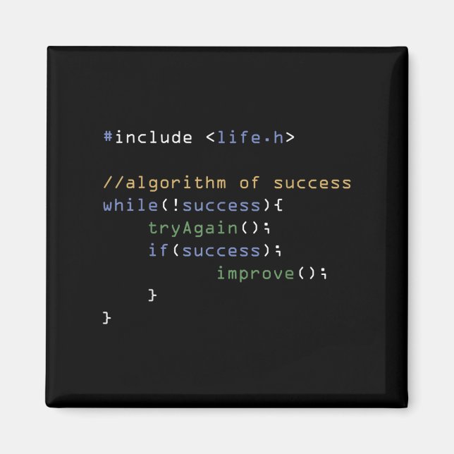 Imán Humor de codificación de memes de informática de p (Frente)