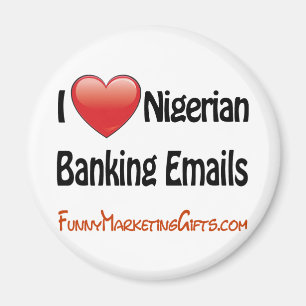 Imán Humor de correo electrónico bancario nigeriano