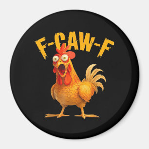 Imán Humor de Cuervo F-Caw-F Gótico Divertido Retro Gen