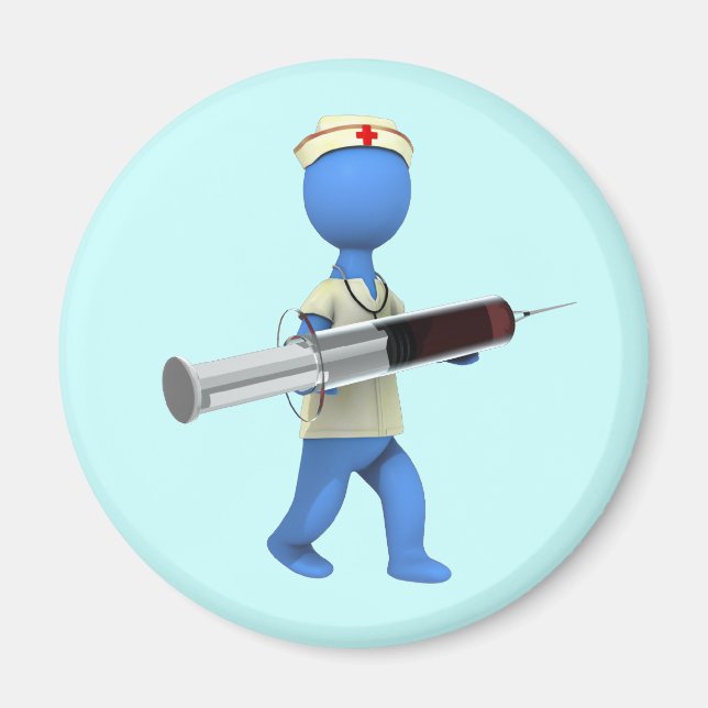 Imán Humor de enfermera (Frente)